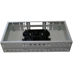 Кросс оптический стоечный | оптическая панель 19, 2U, 48 порта SC/DLC, сплайс-кассета с крышкой (пигтейлы, проходные адаптеры, КДЗС - опция) RC19