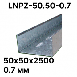 Лоток неперфорированный 50х50х2500 0,7 мм LNPZ-50.50-07 RC19