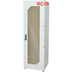 Шкаф серверный телекоммуникационный напольный 19 47U 600x600xx2209мм (ШхГхВ), передняя дверь стеклянная, цвет серый Ral 7035 RL4766G RC19