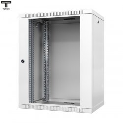 ТЕЛКОМ TL-15.6.3-С.7035Ш Шкаф 15U 600x350x757мм (ШхГхВ) телекоммуникационный 19 настенный, дверь стекло, цвет серый (RAL7035)