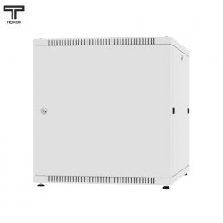 ТЕЛКОМ TLN-12.6.6-ММ.7035Ш Шкаф 12U 600x600x623мм (ШхГхВ) телекоммуникационный 19 напольный, передняя дверь металл - задняя дверь металл, цвет серый (RAL7035)