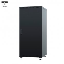 ТЕЛКОМ ТС-22.6.8-ММ Шкаф 22U 600x800x1098мм (ШхГхВ) телекоммуникационный 19 напольный, передняя дверь металл - задняя дверь металл, цвет черный (RAL9005)