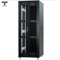 ТЕЛКОМ ТС-33.6.10-2ПМ Шкаф 33U 600x1000x1587мм (ШхГхВ) телекоммуникационный 19 напольный, передняя дверь перфорация распашная 2-х створчатая - задняя дверь металл, цвет черный (RAL9005)
