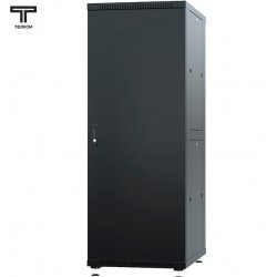 ТЕЛКОМ ТС-33.6.10-ММ Шкаф 33U 600x1000x1587мм (ШхГхВ) телекоммуникационный 19 напольный, передняя дверь металл - задняя дверь металл, цвет черный (RAL9005)ТС-33.6.10-ММ.9005М фото