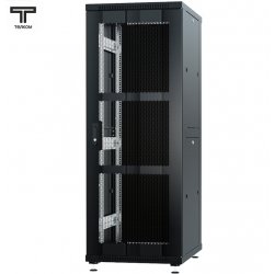 ТЕЛКОМ ТС-33.6.10-ПМ Шкаф 33U 600x1000x1587мм (ШхГхВ) телекоммуникационный 19 напольный, передняя дверь перфорация - задняя дверь металл, цвет черный (RAL9005)