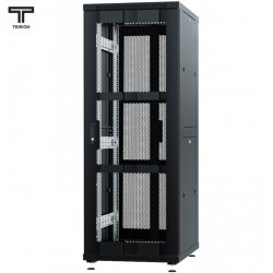 ТЕЛКОМ ТС-37.6.10-П2П Шкаф 37U 600x1000x1765мм (ШхГхВ) телекоммуникационный 19 напольный, передняя дверь перфорация - задняя дверь распашная 2-х створчатая, цвет черный (RAL9005)