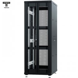 ТЕЛКОМ ТС-37.6.6-2ПП Шкаф 37U 600x600x1765мм (ШхГхВ) телекоммуникационный 19 напольный, передняя дверь перфорация распашная 2-х створчатая - задняя дверь перфорация, цвет черный (RAL9005)