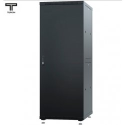 ТЕЛКОМ ТС-42.6.8-ММ Шкаф 42U 600x800x1987мм (ШхГхВ) телекоммуникационный 19 напольный, передняя дверь металл - задняя дверь металл, цвет черный (RAL9005)