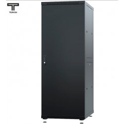 ТЕЛКОМ ТС-47.6.6-ММ Шкаф 47U 600x600x2209мм (ШхГхВ) телекоммуникационный 19 напольный, передняя дверь металл - задняя дверь металл, цвет черный (RAL9005)