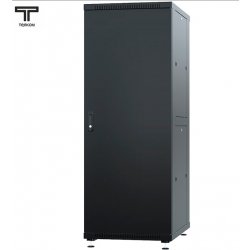 ТЕЛКОМ ТС-47.6.8-ММ Шкаф 47U 600x800x2209мм (ШхГхВ) телекоммуникационный 19 напольный, передняя дверь металл - задняя дверь металл, цвет черный (RAL9005)
