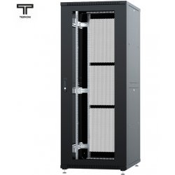 ТЕЛКОМ ТСМ-47.8.12-СП Шкаф 47U 800x1200х2209мм (ШхГхВ) телекоммуникационный 19 напольный, передняя дверь стекло - задняя дверь перфорация, цвет черный (RAL9005)