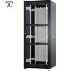 ТЕЛКОМ ТСМ-47.8.8-ПП Шкаф 47U 800x800х2209мм (ШхГхВ) телекоммуникационный 19 напольный, передняя дверь перфорация - задняя дверь перфорация, цвет черный (RAL9005)