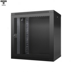 ТЕЛКОМ TL-12.6.3-П.9005МА Шкаф 12U 600x350x623мм (ШхГхВ) телекоммуникационный 19 настенный, дверь перфорированная, цвет чёрный (RAL9005) (4 места)