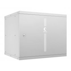 Cabeus WSC-05D-9U55/45m Шкаф телекоммуникационный настенный 19 9U, серия LIGHT разборный, дверь металл, цвет серый