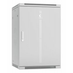 Cabeus SH-05F-18U60/60m-R Шкаф телекоммуникационный настенный разобранный 19 18U 600x600x901mm (ШхГхВ) дверь металл, цвет серый (RAL 7035)
