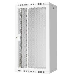 ТЕЛКОМ TL-22.6.4-П.7035Ш Шкаф настенный 22U 600x450x1070мм (ШхГхВ) телекоммуникационный 19, дверь перфорированная, цвет серый (RAL7035Ш) (4 места)