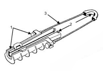 анкерный натяжной зажим PA 140 FO 400 для самонесущих оптических кабелей
