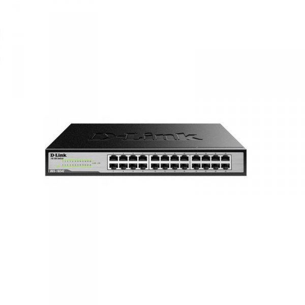 Неуправляемый коммутатор DES-1024C/A1A, 24-Port 10/100BASE-TX Unmanaged Green ethernet Switch, 11