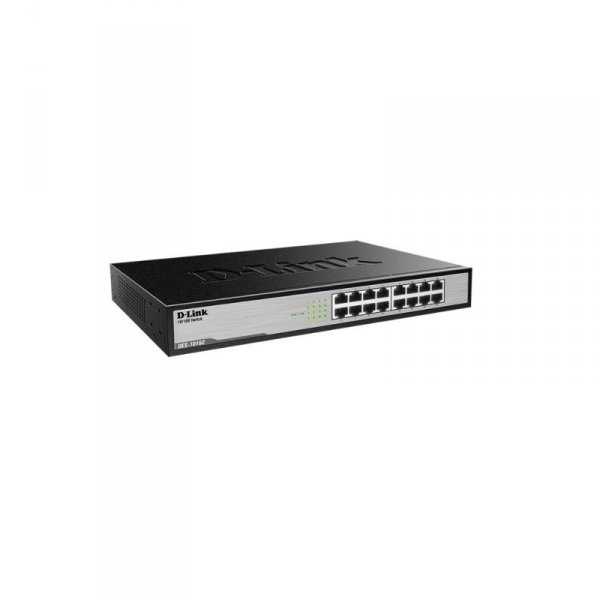 Неуправляемый коммутатор 16 портовый DES-1016C/A1A, 16-Port 10/100BASE-TX Unmanaged Green ethernet Switch, 11