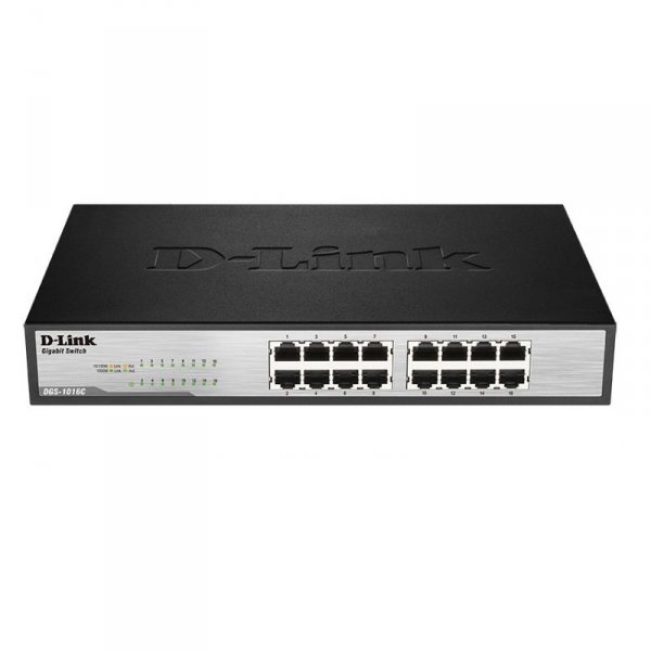Неуправляемый коммутатор DGS-1024A/B1A, 24-port UTP 10/100/1000Mbps Auto-sensing, Stand-alone, Unmanaged