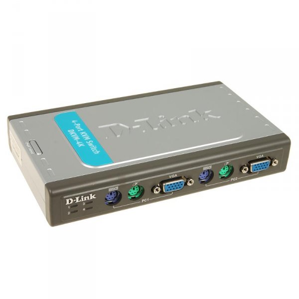 KVM-переключатель 2-портовый KVM-121 с портами PS2