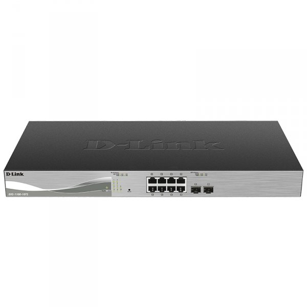 Настраиваемый коммутатор DXS-1100-10TS/A1A, 10 Gigabit Ethernet Smart Switch with 8-ports 10GBASE-T + 2-ports SFP+