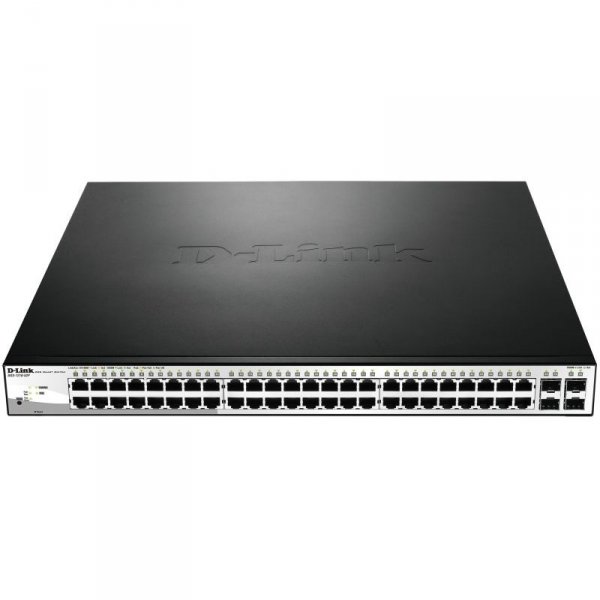 Настраиваемый коммутатор DGS-1210-52/F1A, L2 Smart Switch with 48 10/100/1000Base-T ports and 4 1000Base-X SFP ports