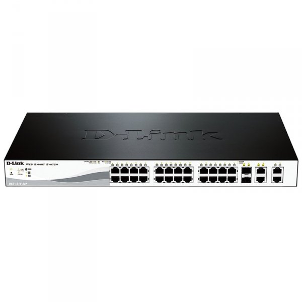 Настраиваемый коммутатор DES-1210-10/ME WEB Smart III Switch with 8 ports 10/100Mbps and 2 Combo 10/100/1000BASE-T/SFP