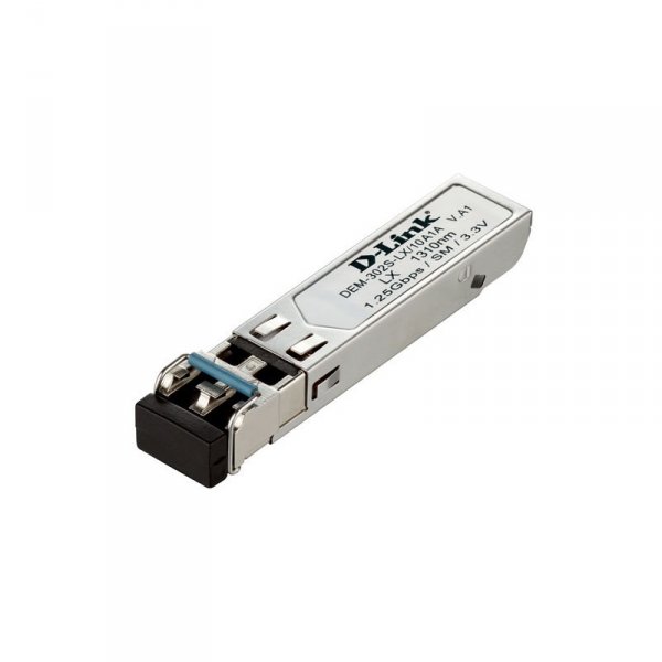 Модуль SFP DEM-302S-LX Transceiver with 1 1000Base-LX port.до 2km, single-mode Fiber, Duplex LC connector, Transmitting and Receiving wavelength:1310