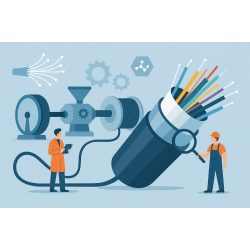 Особенности технологии производства оптического кабеля