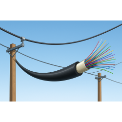 Что такое оптический кабель самонесущий подвесной?