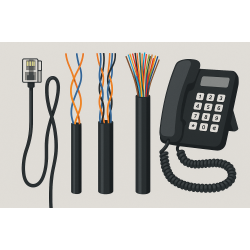 Телефонные кабели: виды и назначение