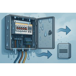 Почему образуется конденсат и как с ним бороться внутри электрощитов ?