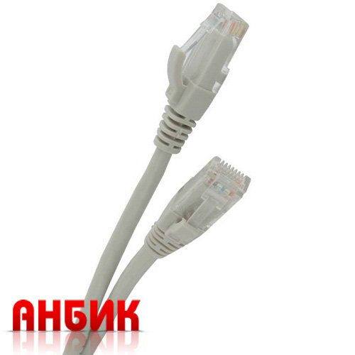 Патч корд utp 6, 0,5м, серый RJ45-RJ45 (NM13601-005 grey)