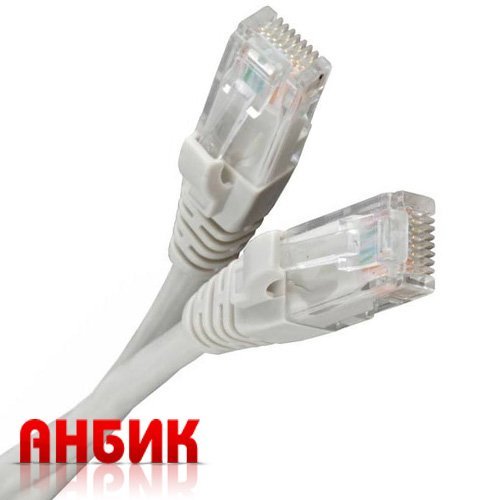 Патч корд UTP 5e 3м серый RJ45-RJ45 (NM13001-030 grey)