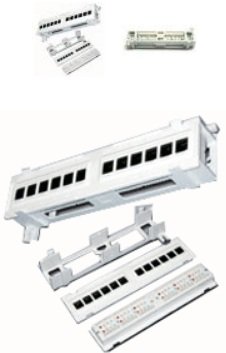 Патч панель для кабеля UTP, настенная 12 портов RJ45 (8P8C), категория 5еP89U12D-4 фото