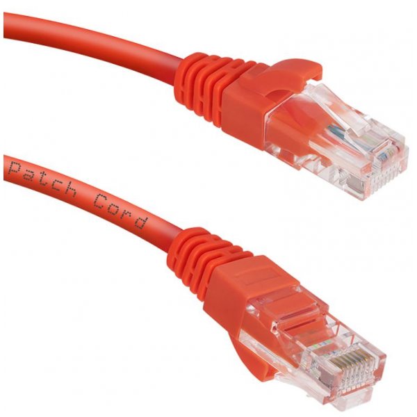 Cabeus PC-UTP-RJ45-Cat.5e-0.5m-RD-LSZH Патч-корд UTP, категория 5e, 0.5 м, LSZH, неэкранированный, красный