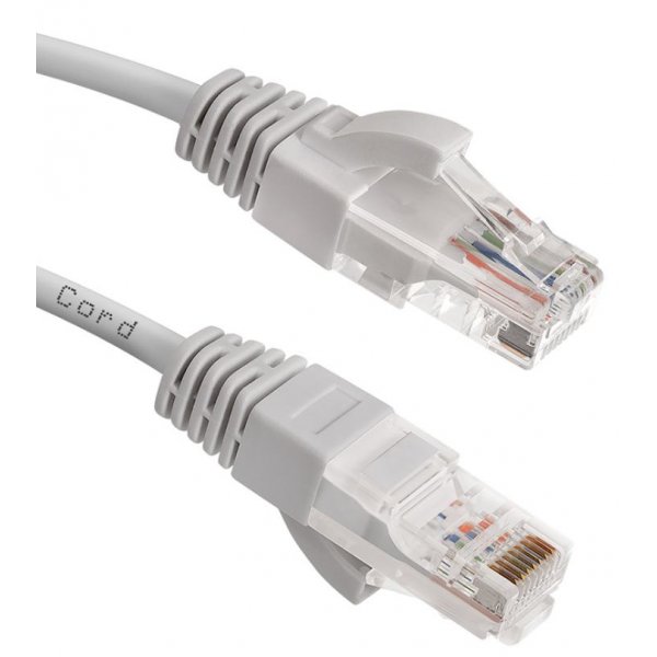 Cabeus PC-UTP-RJ45-Cat.6-15m Патч-корд UTP, категория 6, 15 м, неэкранированный, серый