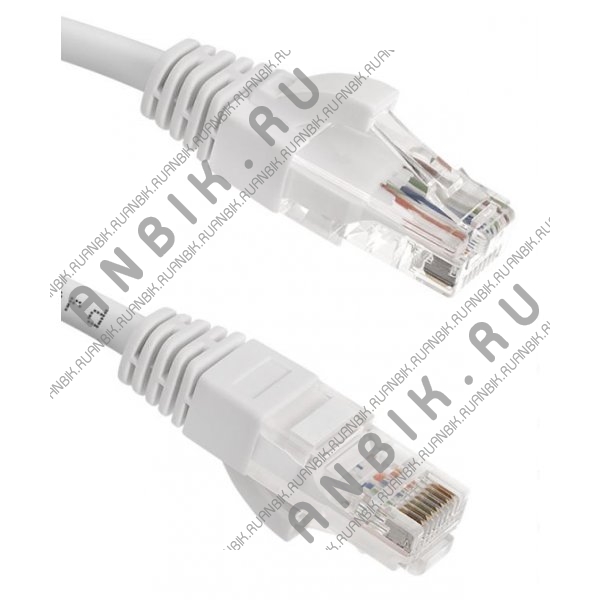 Cabeus PC-UTP-RJ45-Cat.6-0.5m-WH Патч-корд UTP, категория 6, 0.5 м, неэкранированный, белый