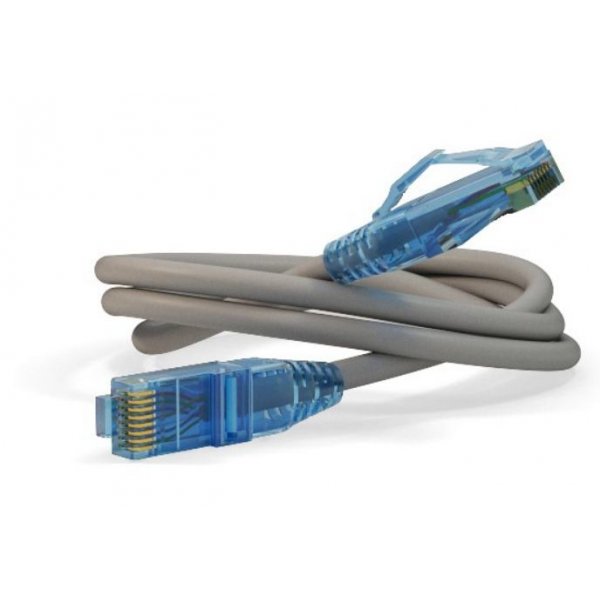 Hyperline PC-LPM-UTP-RJ45-RJ45-C6-10M-LSZH-GY Патч-корд U/UTP, Cat.6, LSZH, 10 м, серый
