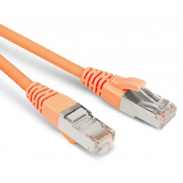 Hyperline PC-LPM-SFTP-RJ45-RJ45-C6-1M-LSZH-OR Патч-корд SF/UTP, экранированный, Cat.6, LSZH, 1 м, оранжевый