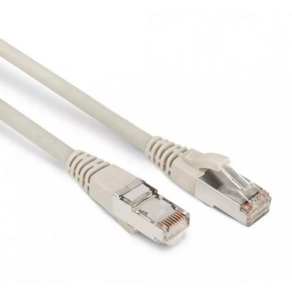 Hyperline PC-LPM-STP-RJ45-RJ45-C6a-0.5M-LSZH-GY Патч-корд F/UTP, экранированный, Cat.6a, LSZH, 0.5 м, серый