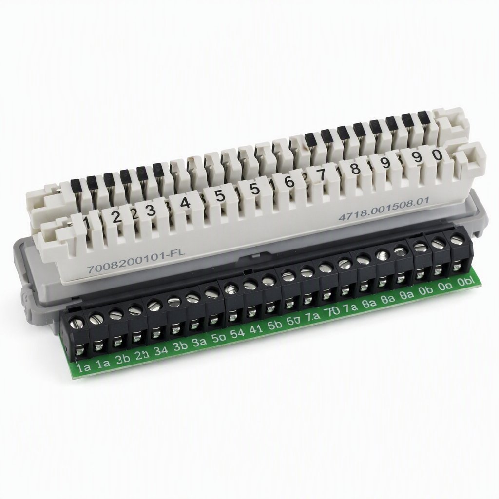 7004 2 001-01 KRONE Размыкаемый плинт LSA-PLUS 2/10, с дополнительным рядом клемм под винт фото 2