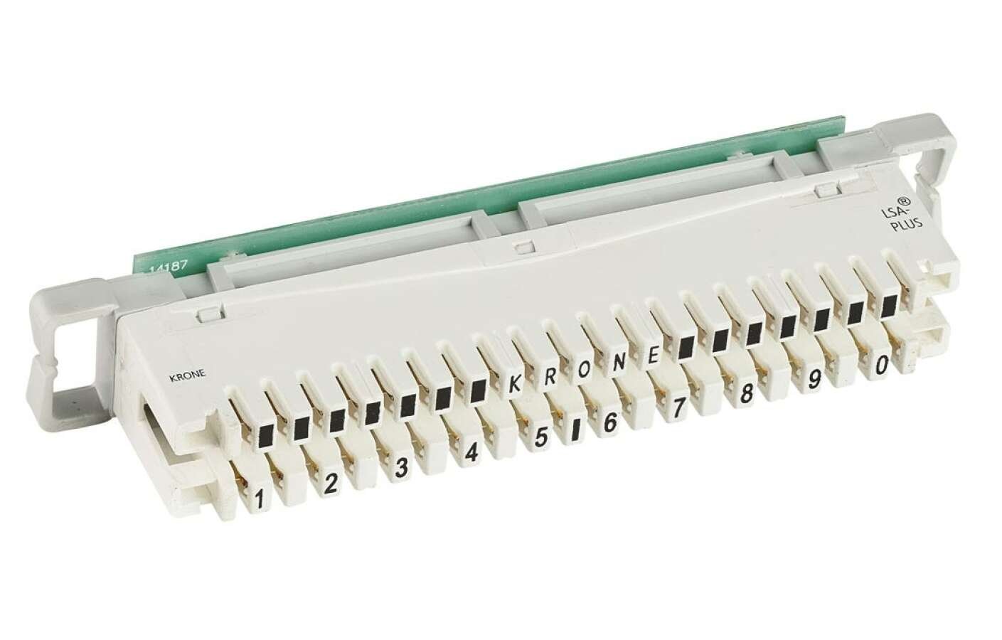 7004 2 001-01 KRONE Размыкаемый плинт LSA-PLUS 2/10, с дополнительным рядом клемм под винт фото 4
