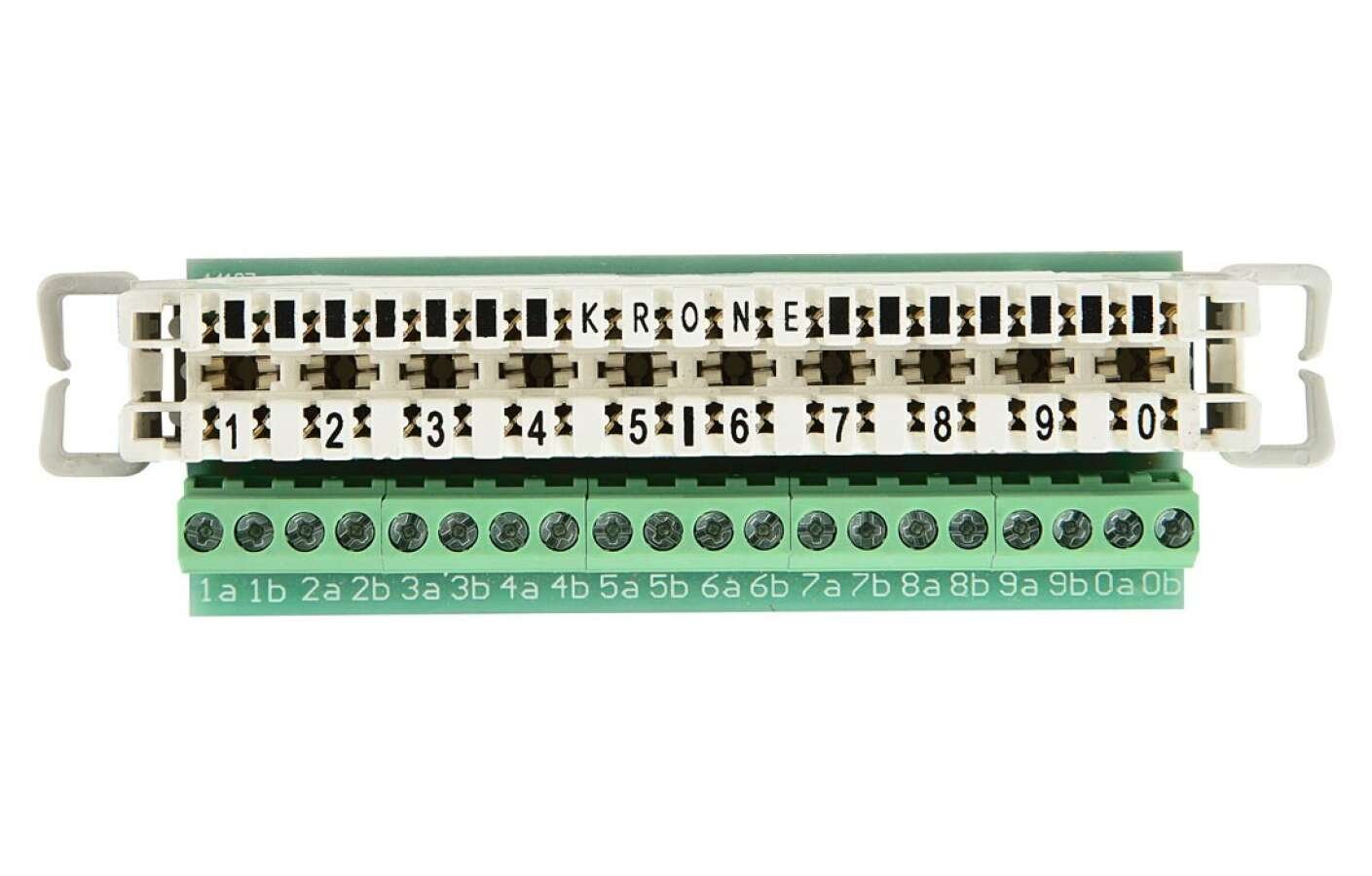 7004 2 001-01 KRONE Размыкаемый плинт LSA-PLUS 2/10, с дополнительным рядом клемм под винт фото 5