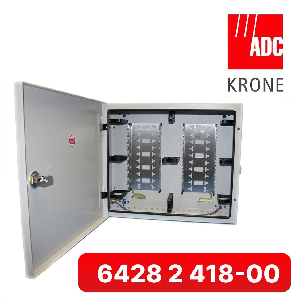 6428 2 418-00 KRONE Connection Box 500 Series c 2 рядами монтажных хомутов по 10 LSA-PLUS модулей (200 пар)6428 2 418-00 фото