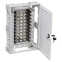 Распределительная коробка KRONECTION BOX III на 100 пар, с 1 монтажным хомутом для установки 10 модулей  LSA-PLUS 2/10, дверь с поворотным запором 6437 1 020-20 KRONE6437 1 020-20 фото