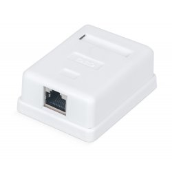 RC19 CS-8P8C-C5e-2 Розетка компьютерная RJ-45, категория 5e, двойная, внешняя, Dual IDC