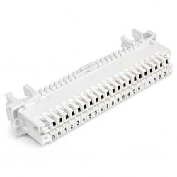 7004 2 002-01  KRONE Плинт LSA-PLUS 2/10 с нормально замкнутыми контактами, 2 дополнительных ряда клемм под винт с кроссировочной стороны7004 2 002-01 фото