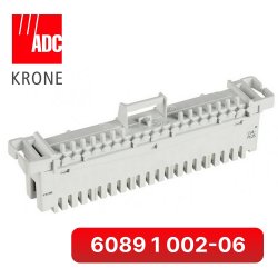6089 1 002-06 KRONE Плинт соединительный LSA-PLUS 2/10 без цветового обозначения, маркировка 0...96089 1 002-06 фото